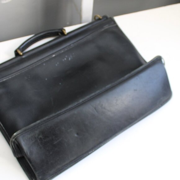 Coach Leatherware VTG Black Turn Lock Beekman Computer Bag Briefcase USA 5266 - Picture 8 of 8